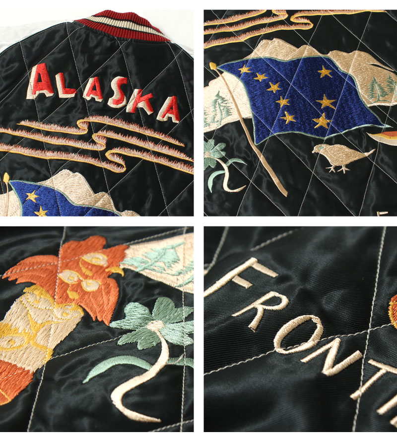 テーラー東洋(TAILOR TOYO) 別珍スカジャン MOUNTAIN GOAT×ALASKAN