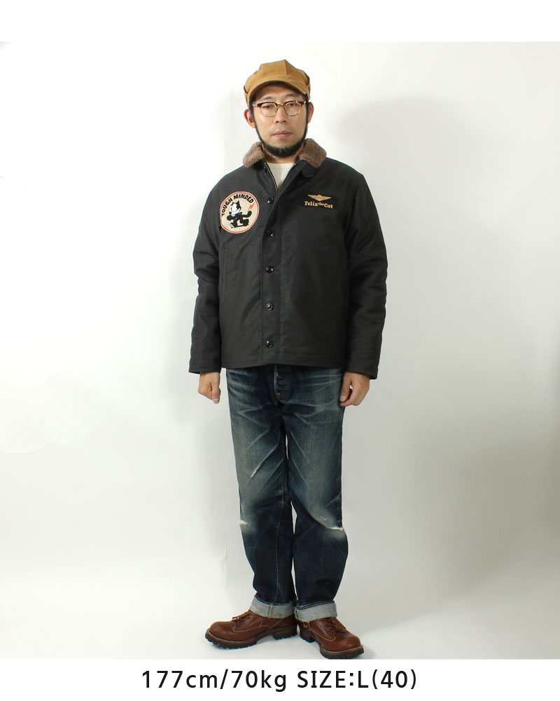 TOYS McCOY(トイズマッコイ) N-1デッキジャケット FELIX THE CAT TOUGH