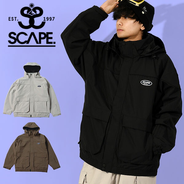 楽天市場】35%off 送料無料 スノーボードウェア SCAPE エスケープ