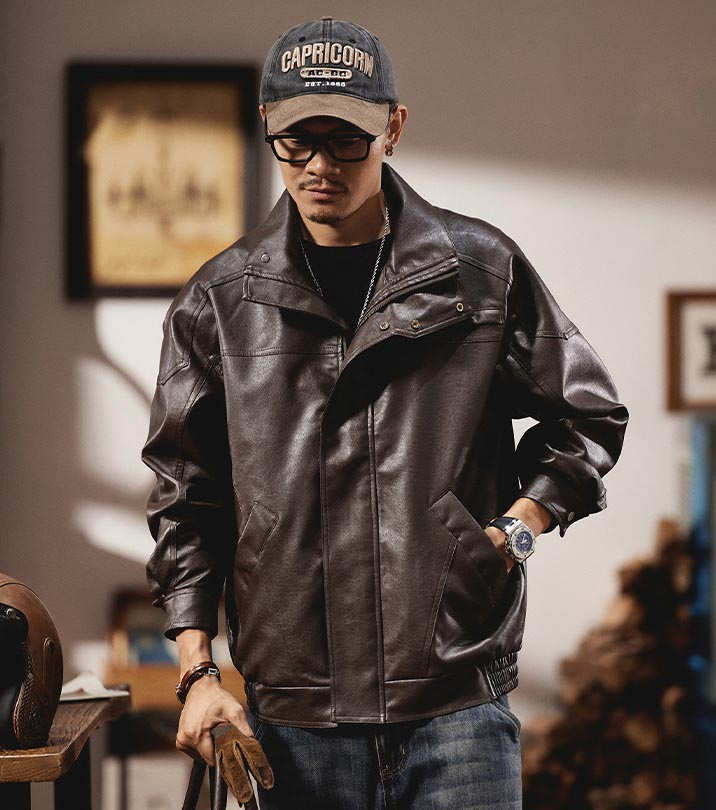 楽天市場】レザージャケット メンズ 薄手/厚手 革ジャケット 秋冬用