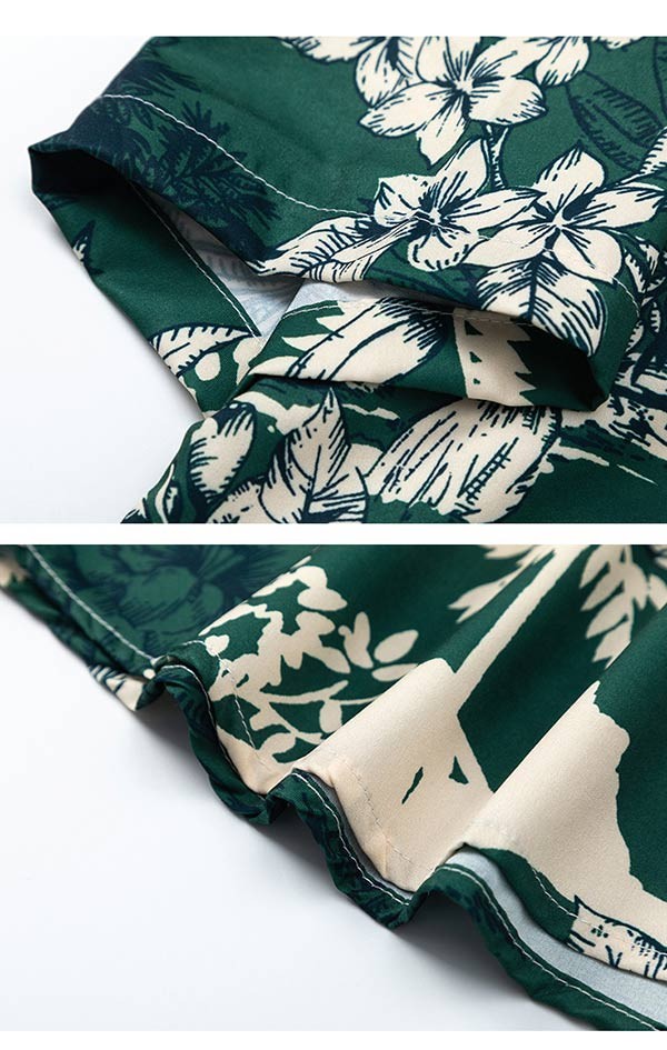 楽天市場】アロハシャツ シャツ ボタニカル柄 リーフ柄 葉っぱ メンズ