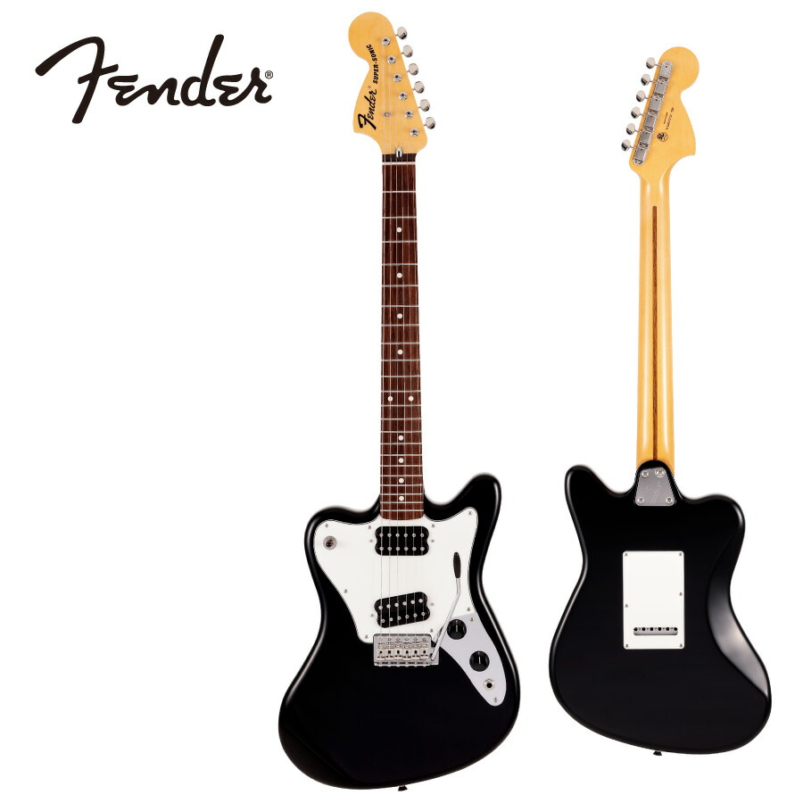 楽天市場】Fender Made in Japan Limited Super-Sonic -Black