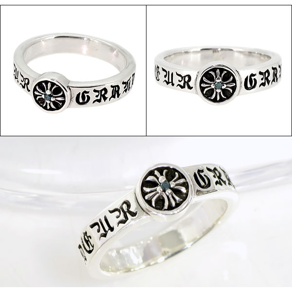 GRAN DEUR グランデュアー ブルーダイヤモンド シルバーリング 11～21