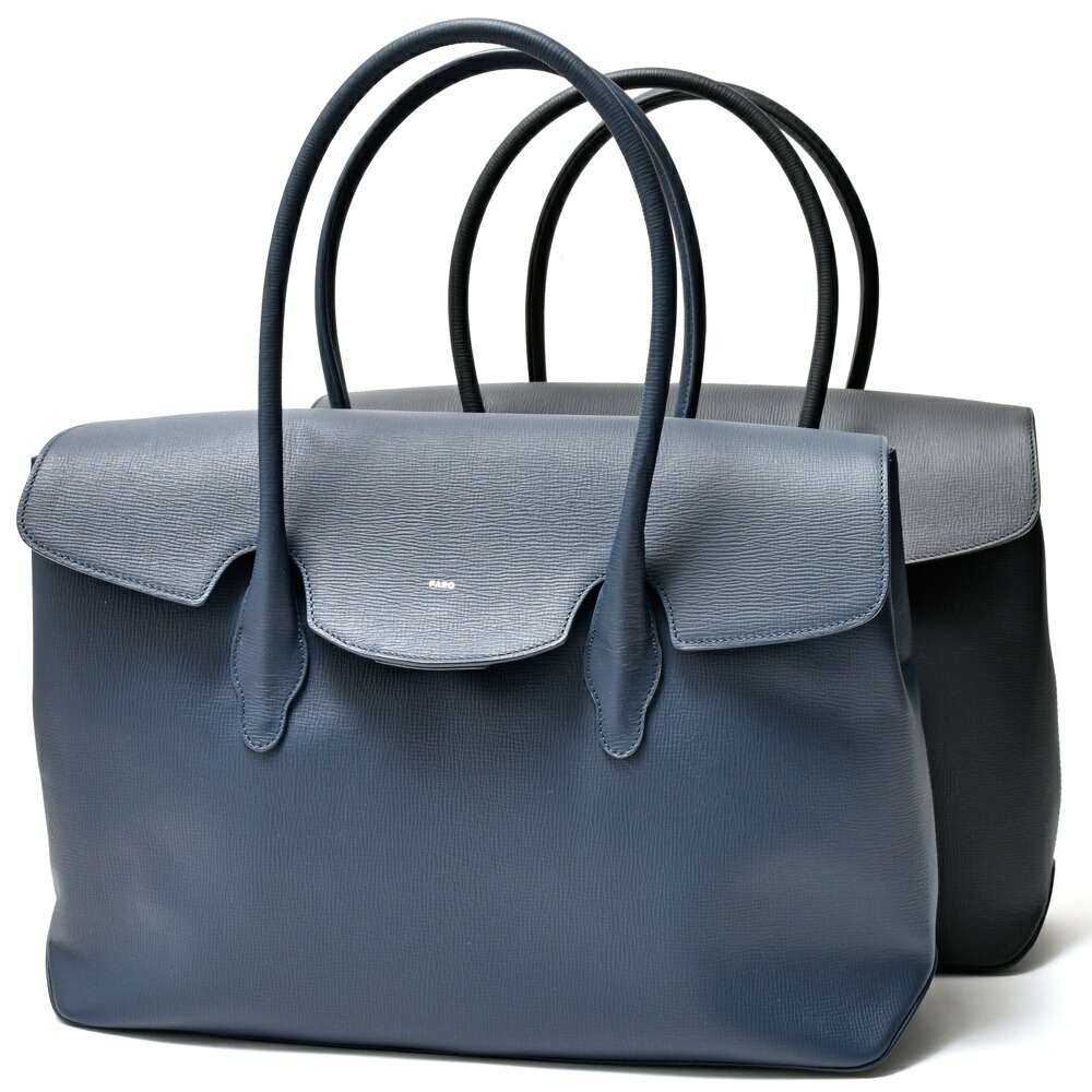 FARO（ファーロ）エンボスカーフフラップトートバッグ CARTELLO FLAP