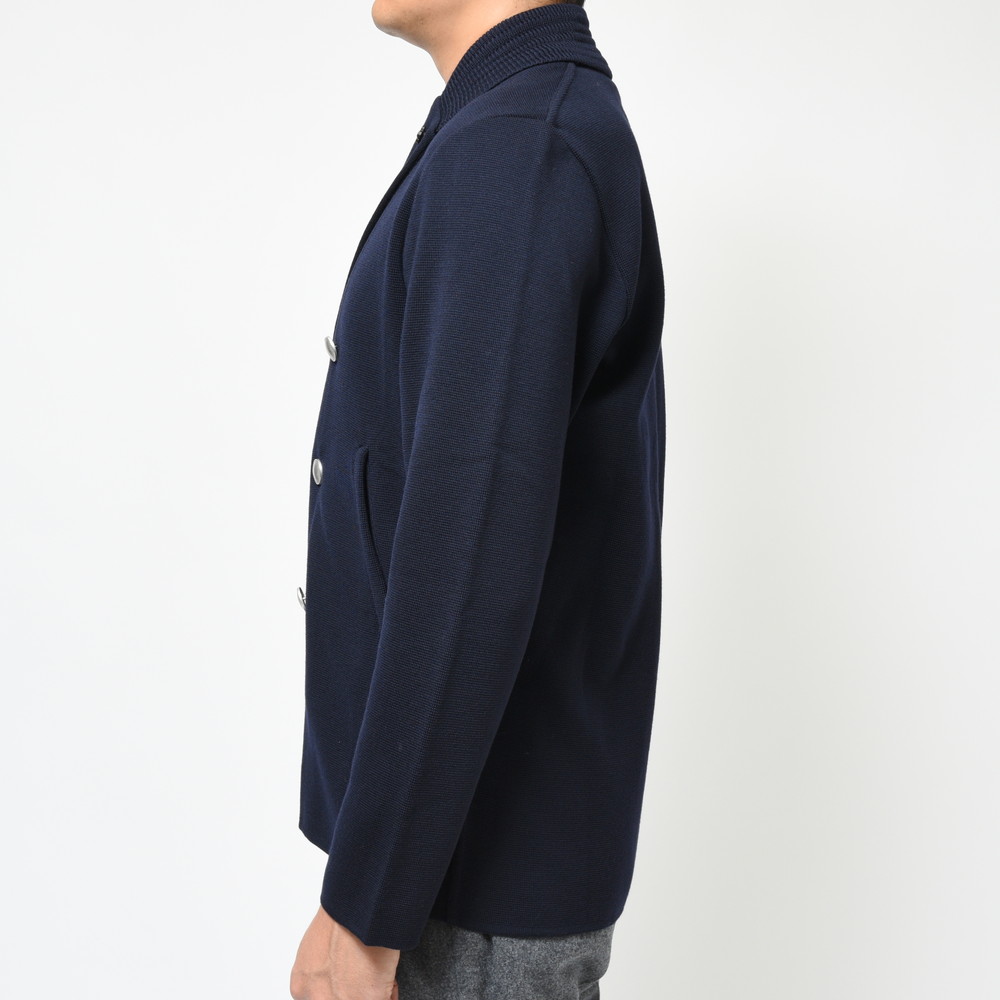 LARDINI（ラルディーニ）ウールミラノリブダブルブレストニット