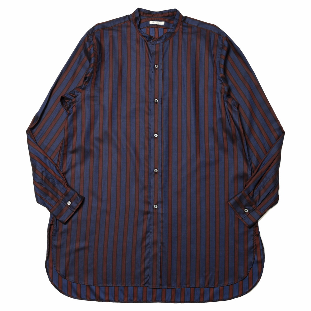 HEUGN（ユーゲン）Rob Wine Stripe テンセルストライプバンドカラー