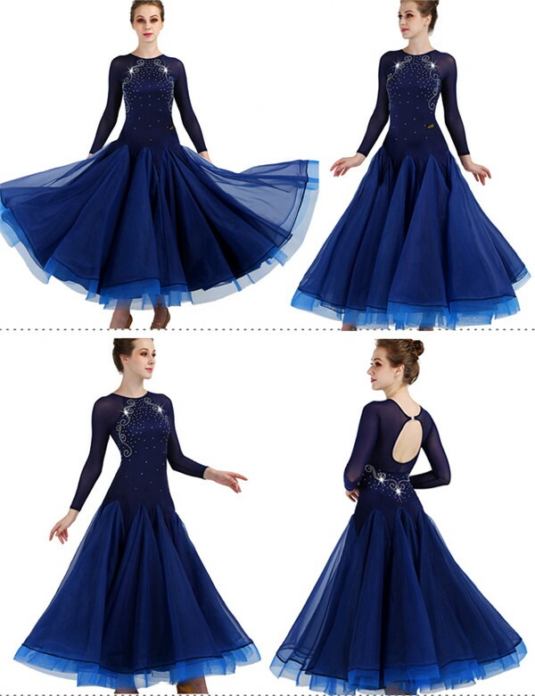 楽天市場】社交ダンスドレス レディース モダンドレス スタンダード