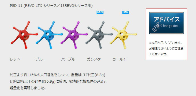 ZPI】 アブ用 ペンタグラムスタードラグ PSD-11 （Revoシリーズ用