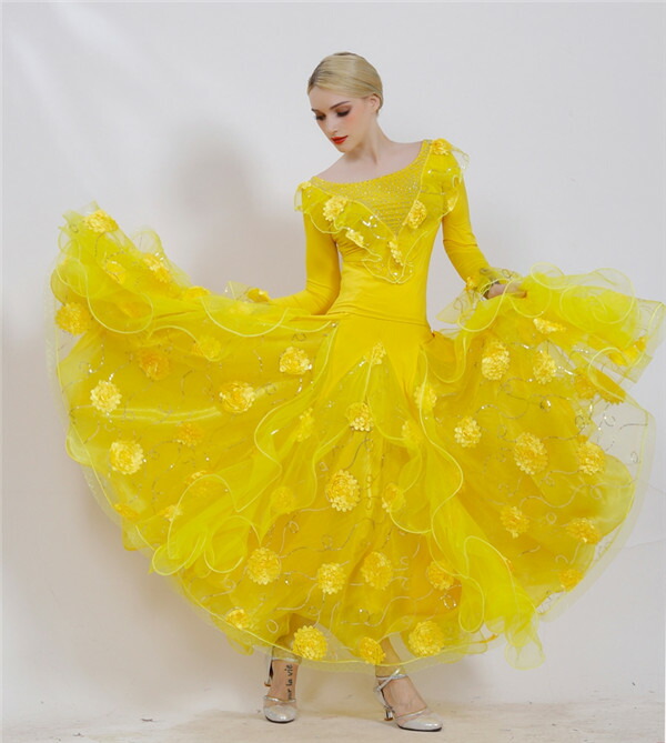 楽天市場】8カラー 社交ダンスドレス 2点セット社交ダンス衣装 初心者