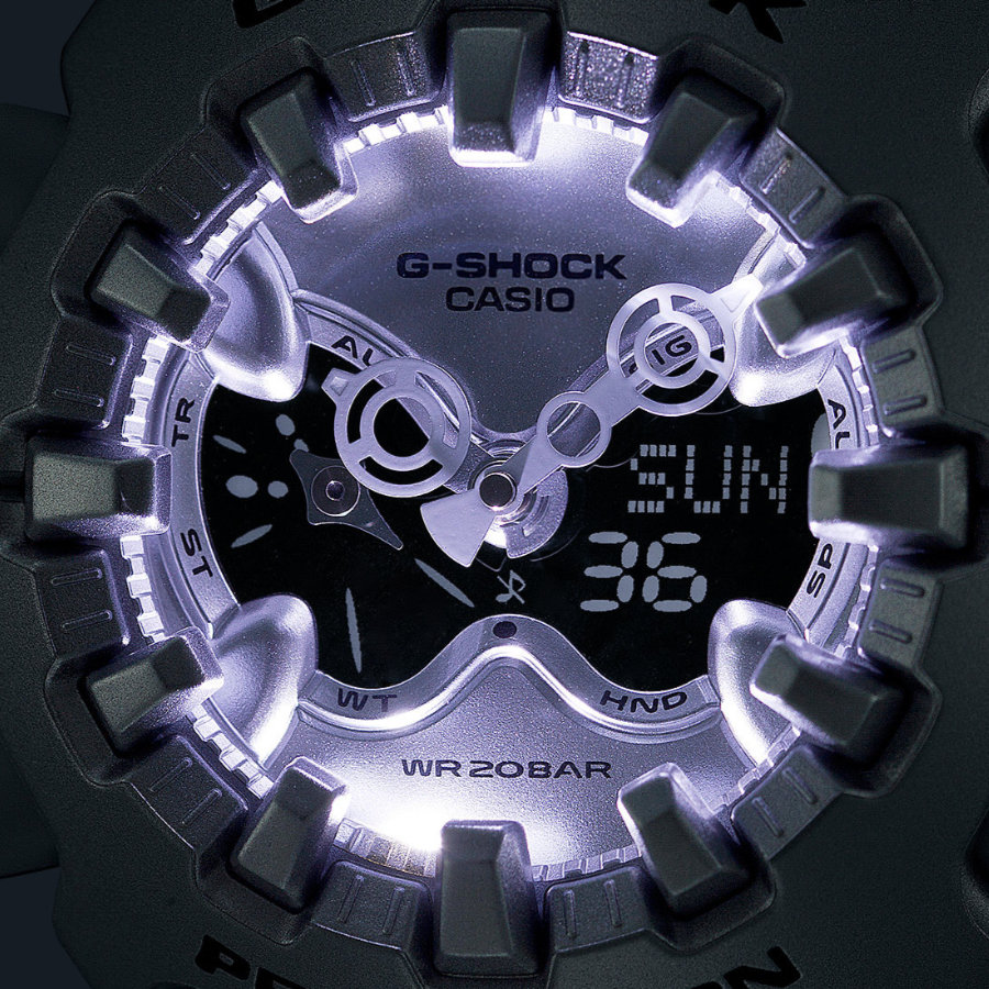 楽天市場】G-SHOCK Gショック GA-V01A-8AJF メタリックシルバー カシオ