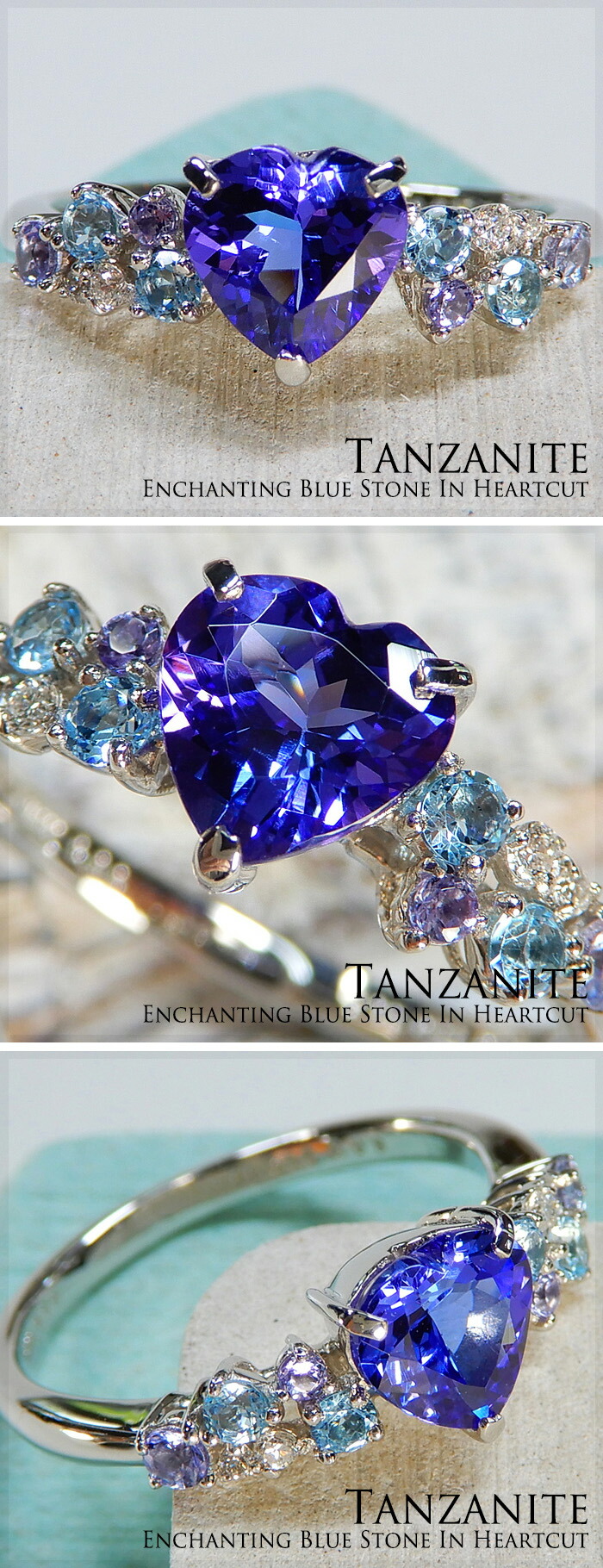 楽天市場】 [ジュエリークイーン]プラチナ(Pt900) タンザナイト リング