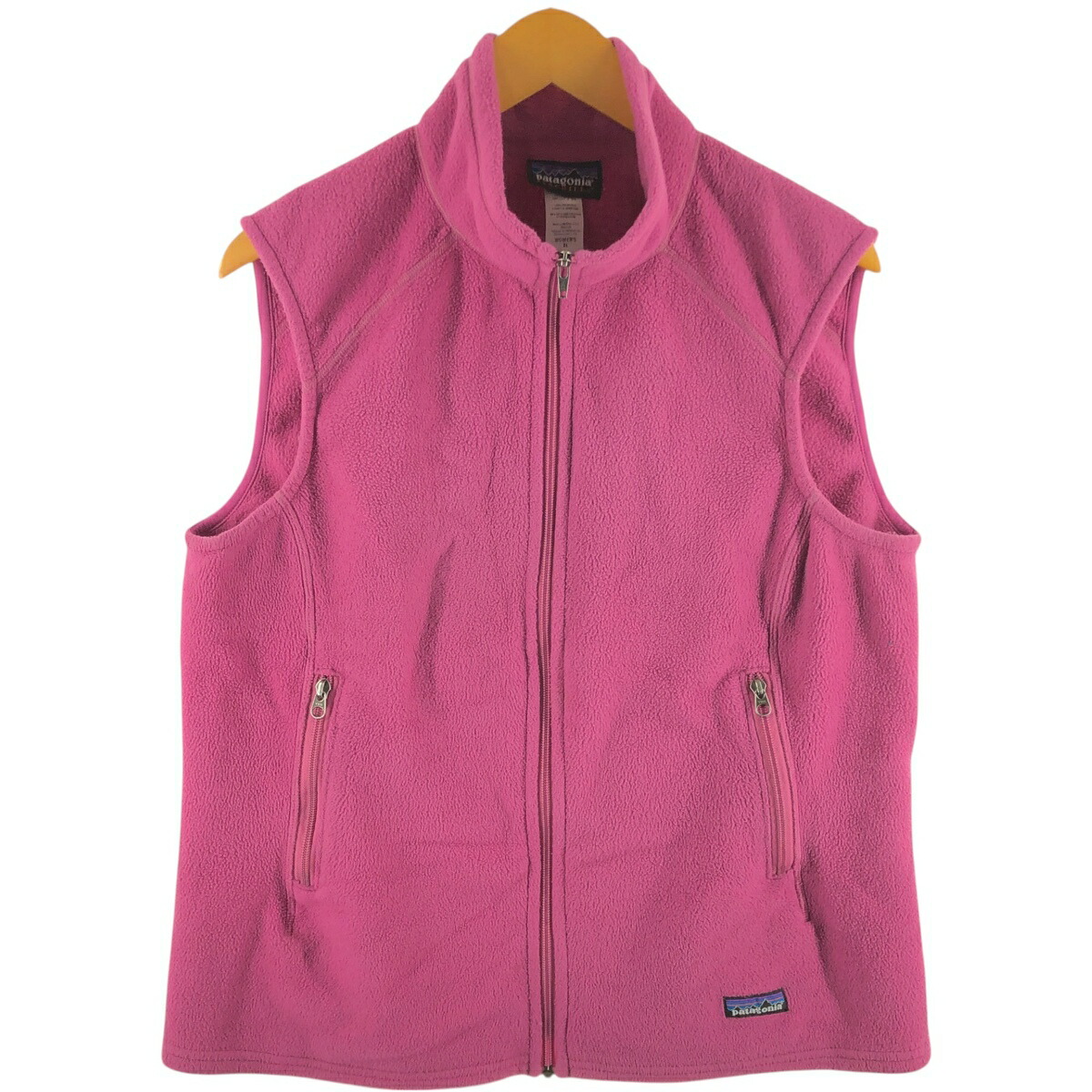 patagonia フリースベスト 2T クリーム/ピンク patagonia フリース
