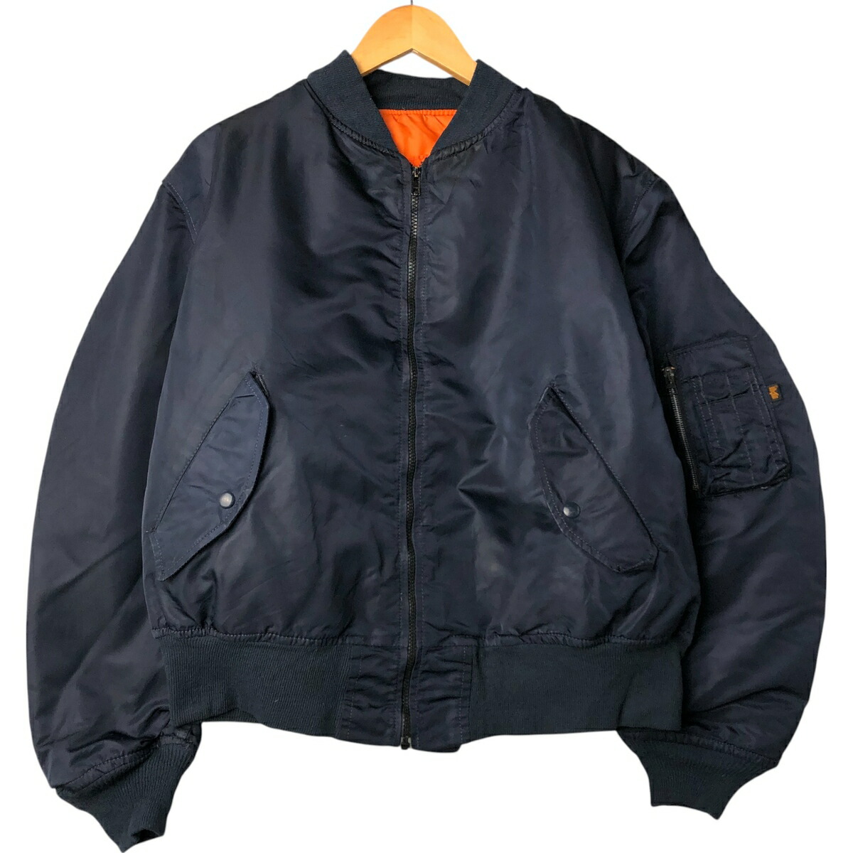 古着 90年代 民間品 アルファ ALPHA MA-1タイプ 中綿入り ミリタリー