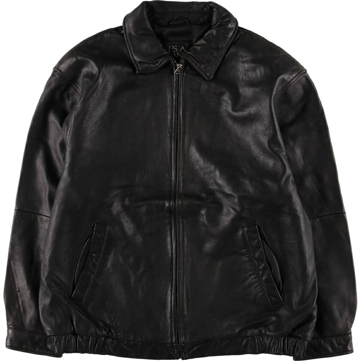 古着 ジョスエーバンク JOS.A.BANK SIGNATURE COLLECTION レザー