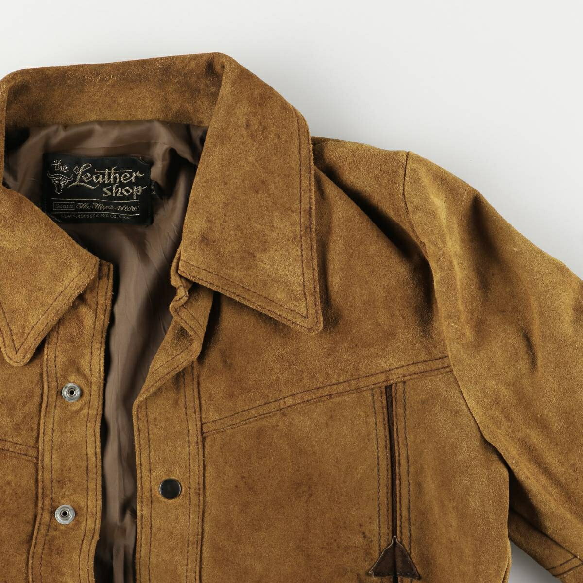 古着 70年代 シアーズ Sears THE LEARHER SHOP スエードレザー