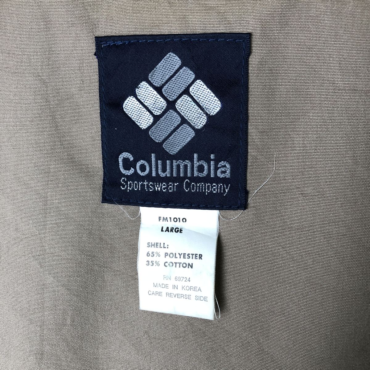 古着 80年代 コロンビア Columbia 紺タグ フィッシングベスト メンズL