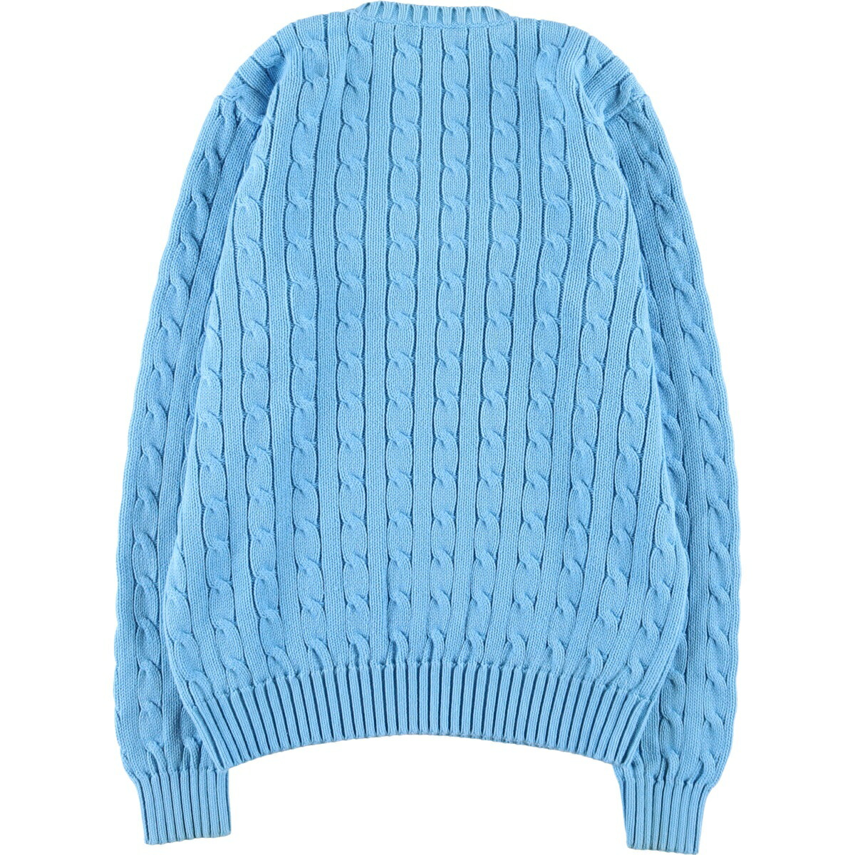 古着 ラルフローレン Ralph Lauren RALPH LAUREN SPORT ケーブル編み V