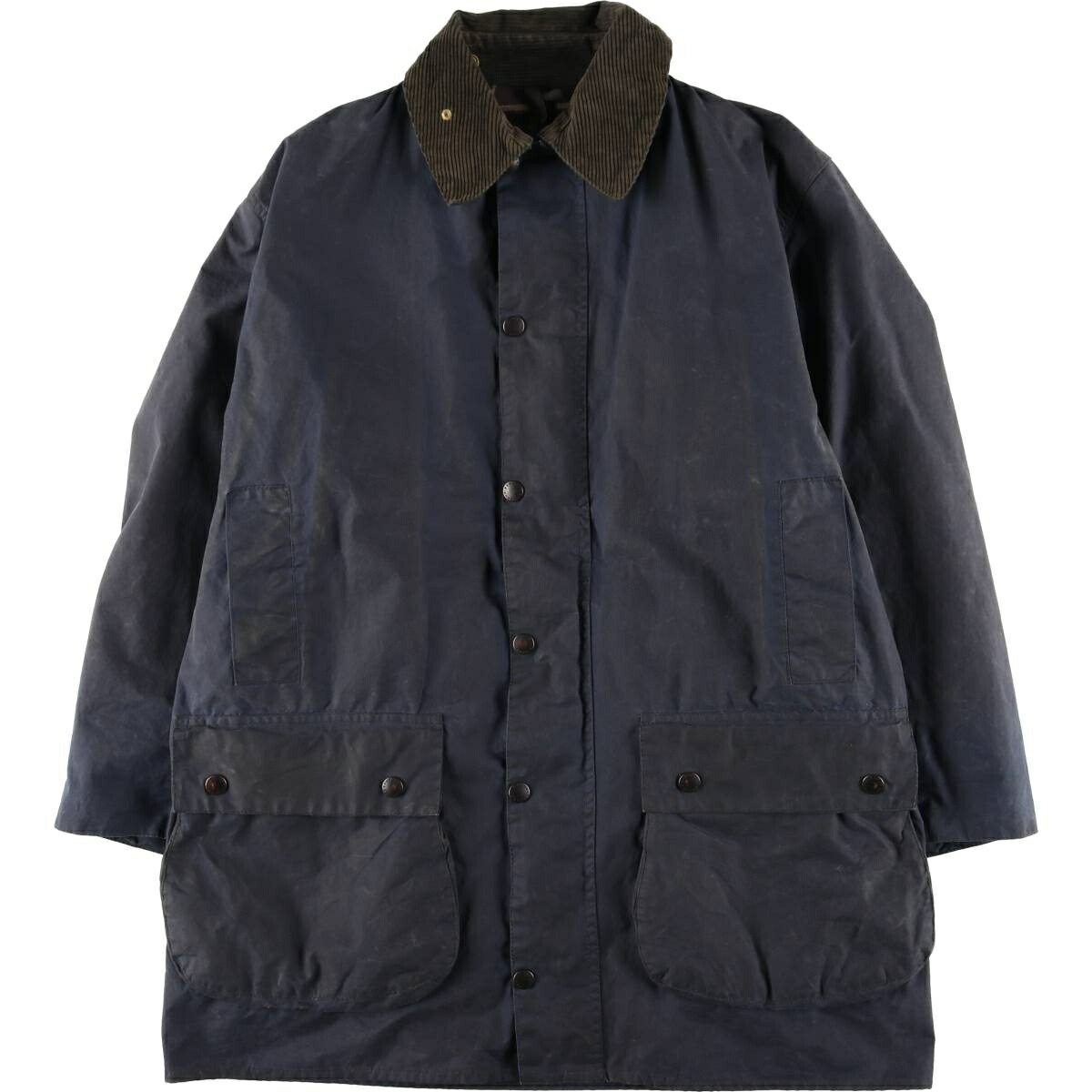 古着 90年代 バブアー Barbour BORDER ボーダー 旧3ワラント ワックス