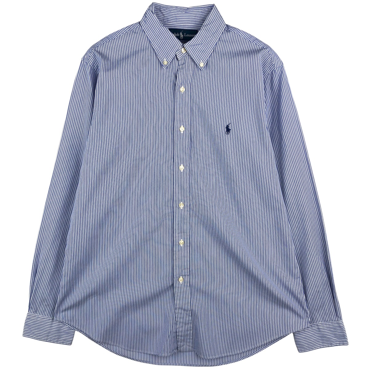 古着 ラルフローレン Ralph Lauren CUSTOM FIT 長袖 ボタンダウン