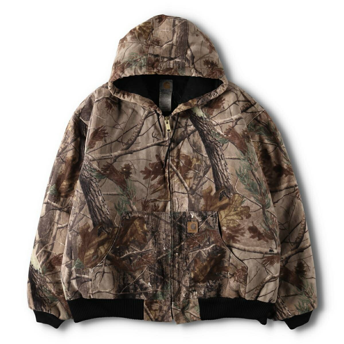 古着 00年代 カーハート Carhartt アクティブジャケット 迷彩柄 リアル