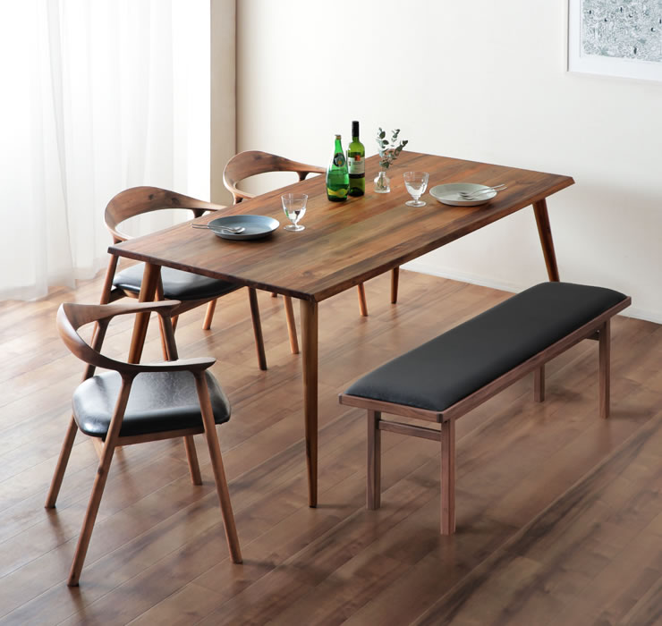 木製ダイニングテーブル ベ ダイニングベンチセット｜ダイニングベンチ