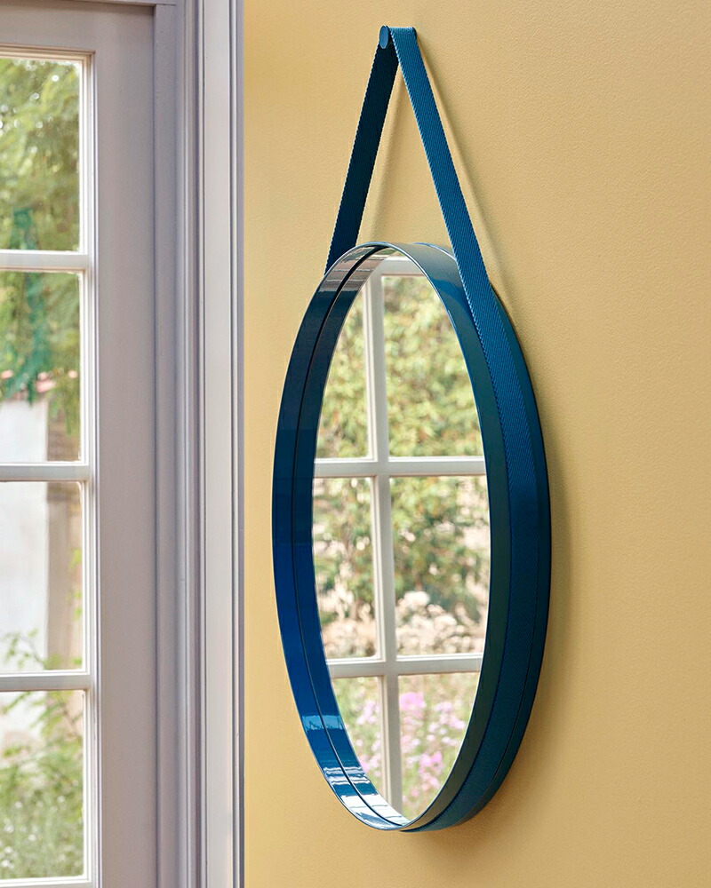 楽天市場】【お取り寄せ】HAY (ヘイ) STRAP MIRROR NO.2 ?50 ダーク