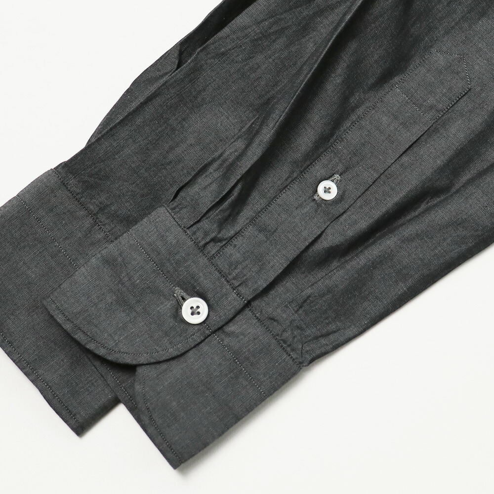 ジャンネット / GIANNETTO / カッタウェイ シャツ / コットン ポプリン