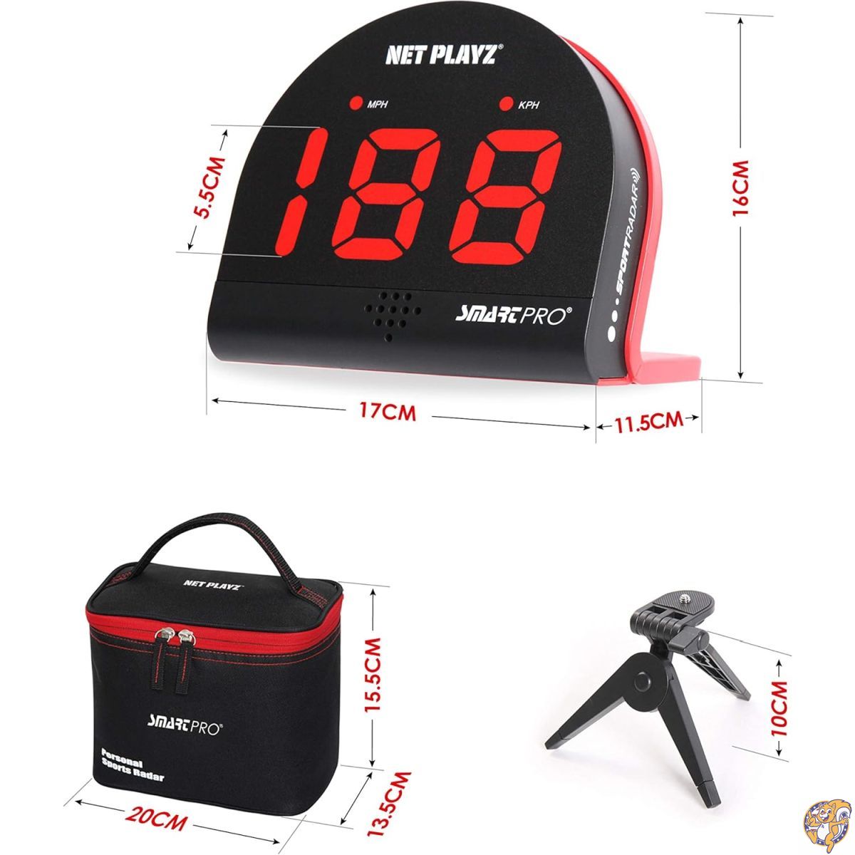 楽天市場】Net Playz マルチスポーツ パーソナルスピードレーダー