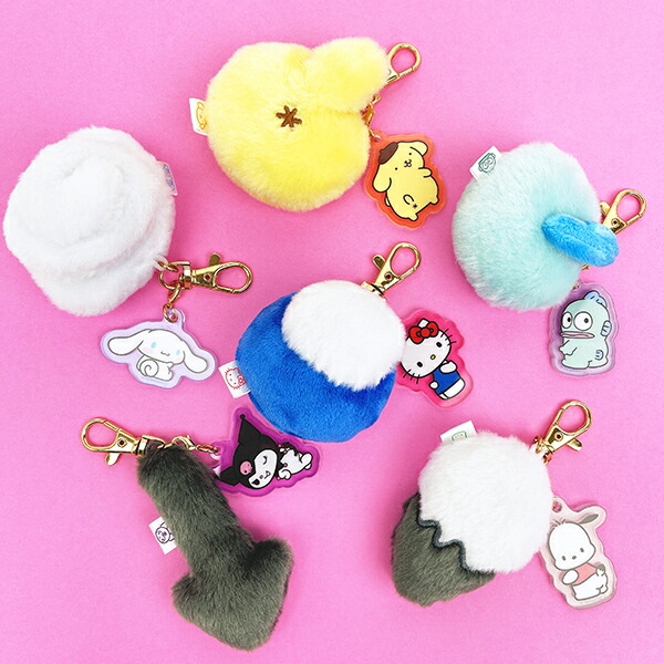 サンリオ ハローキティ アクリル付きしっぽチャーム キーホルダー Sanrio