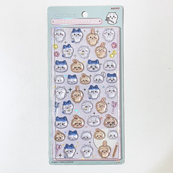 ちいかわ ちいかわ×ハチワレ×うさぎ ボンボンドロップシール 文具