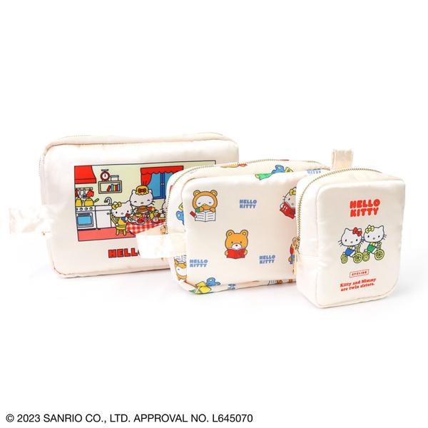 サンリオ ハローキティ トラベルポーチセット（アイボリー） 旅行