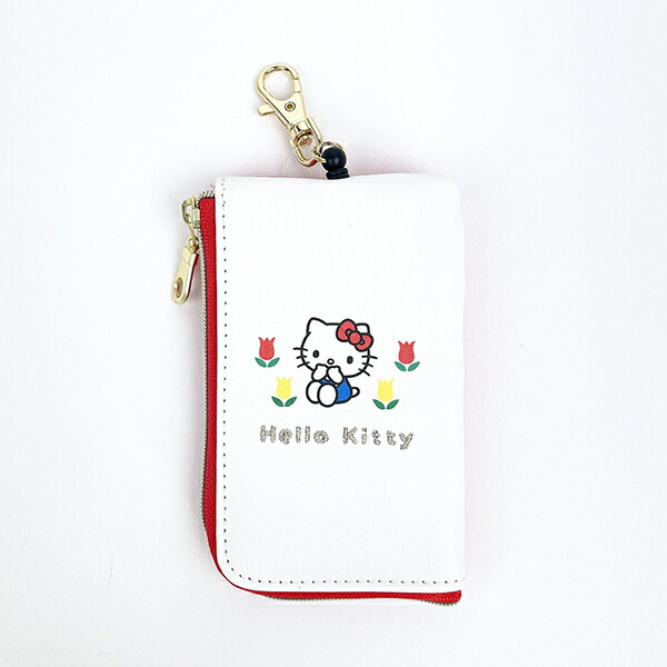 サンリオ ハローキティ キー&パスポーチ フラワー パスケース Sanrio