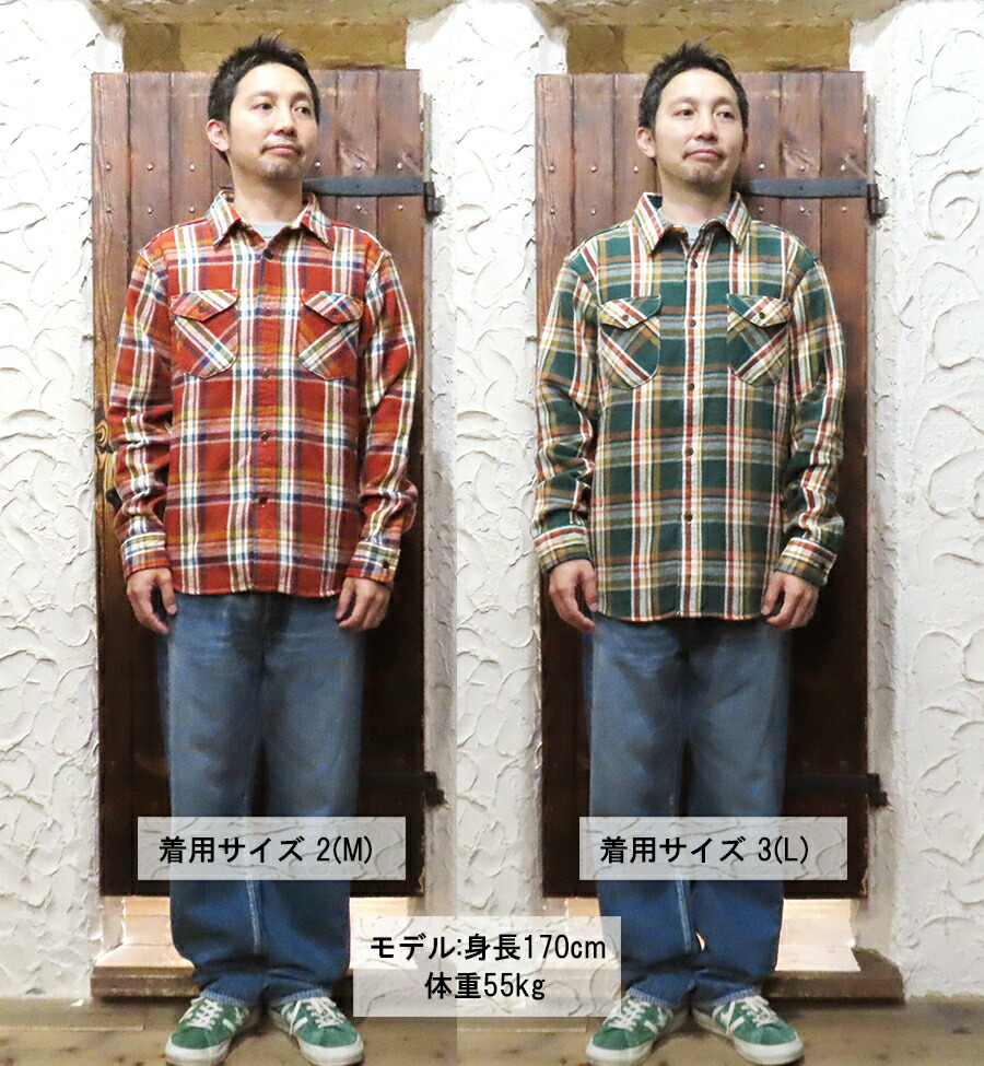 UES ウエス ヘビーネルシャツ 502553 FLANNEL SHIRTS ネルシャツ