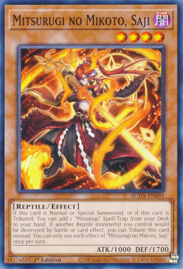 楽天市場】遊戯王 SUDA-EN094 Mitsurugi Prayers (英語版 1st Edition