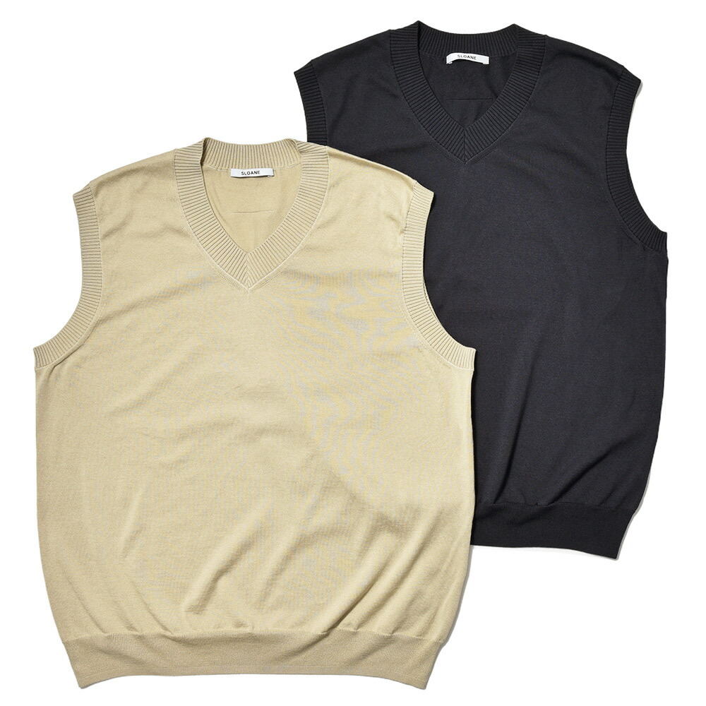 SLOANE（スローン）｜SLOANE（スローン）コットン 18ゲージ 天竺編み V