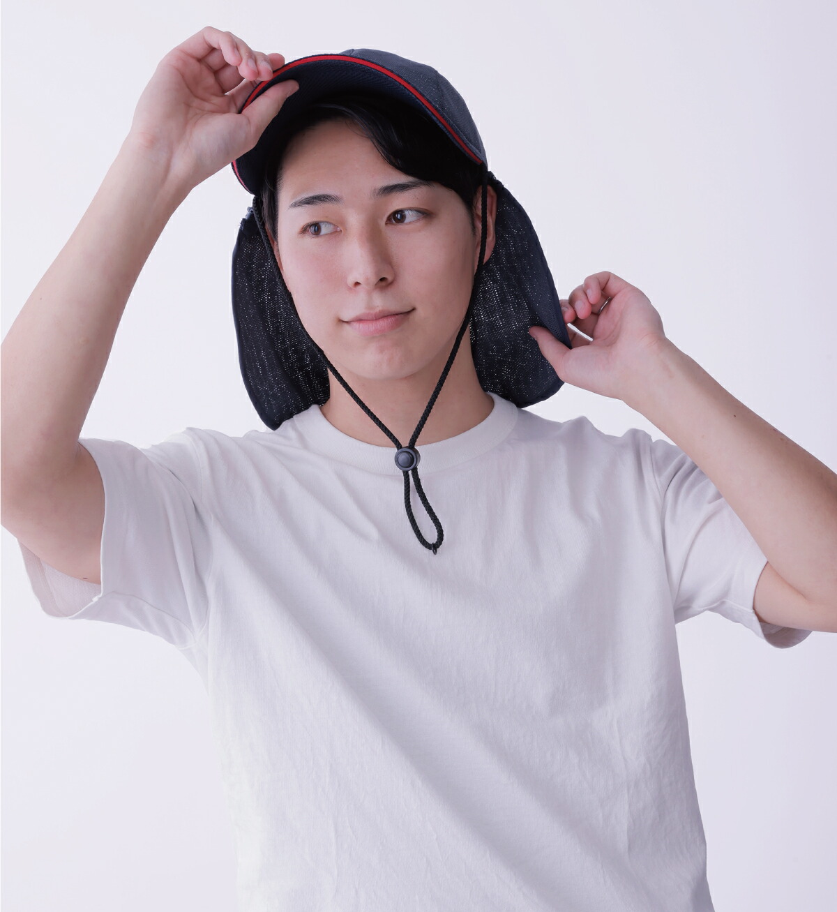 楽天市場】（涼かちゃん公式） 2WAYキャップメッシュ キャップ帽子