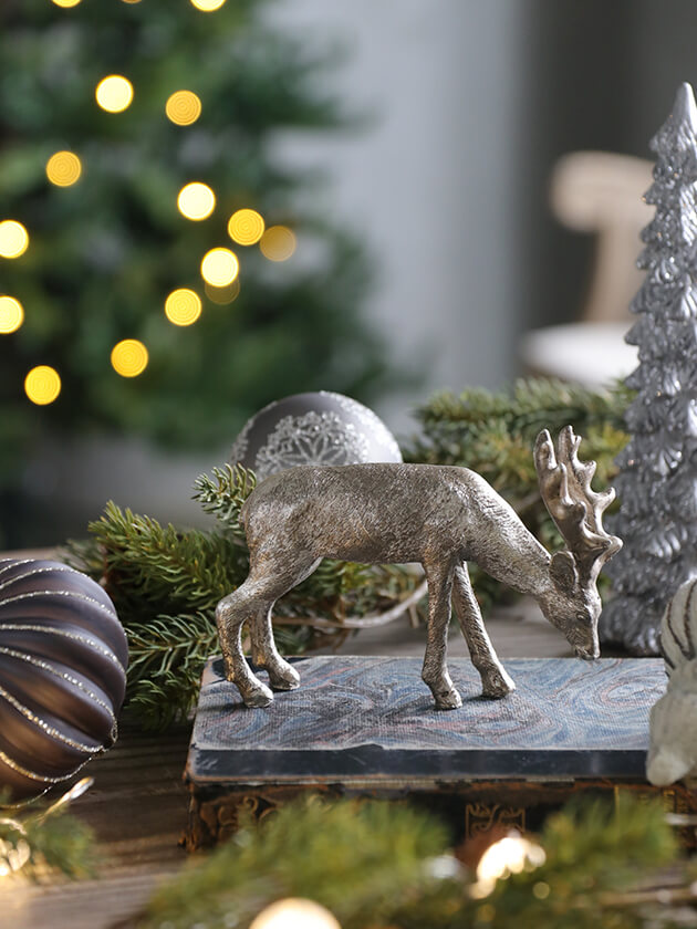 楽天市場】≪10％OFF≫ トナカイ B シャンパン ゴールド // 置物