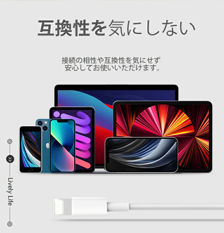 楽天市場】【単品注文不可】【2本セット】 iPhone14 Pro Max 充電