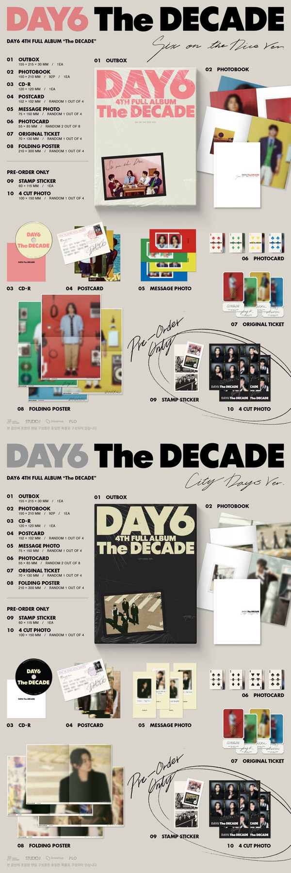 楽天市場】DAY6 [ The DECADE ] 2種セット 4th Full Album / デイ