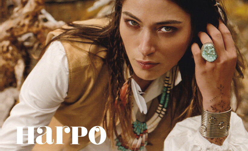 HARPO アルポ シルバー フラワーリング 14〜15号 HARPO ハート リング 15号 ロンハーマン ハルポ 美品 希少 アルポ