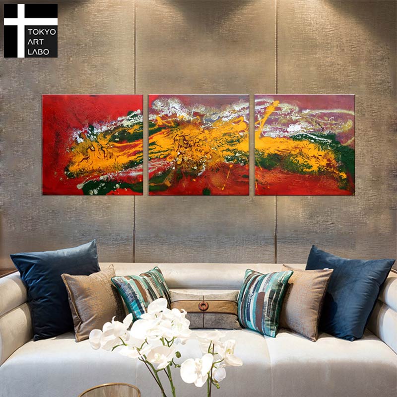 楽天市場】【2月25日 限定クーポン】絵画 油絵 インテリア 壁掛け 抽象