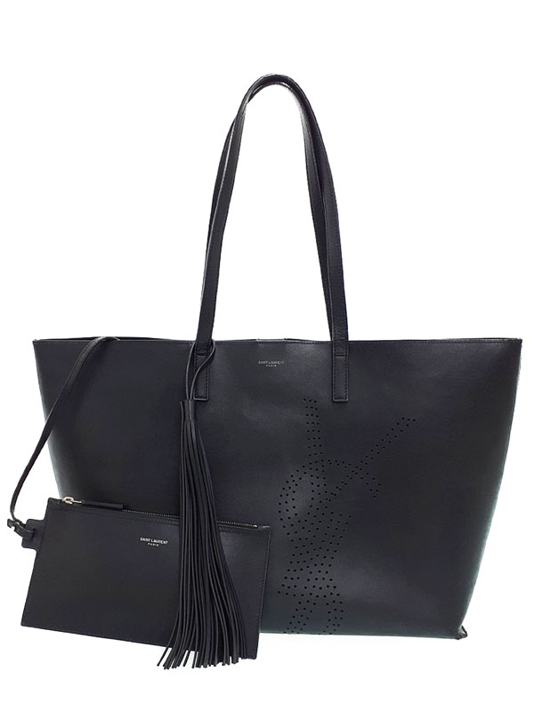 SAINT LAURENT PARIS】サンローランパリ『パンチング ロゴ トート