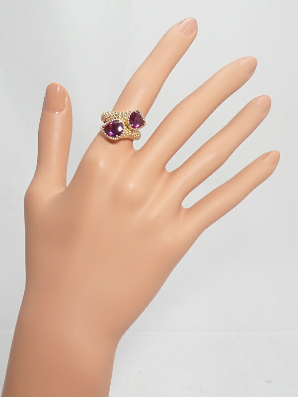 BOUCHERON】ブシュロン『K18PG セルパンボエム トワエモア リング