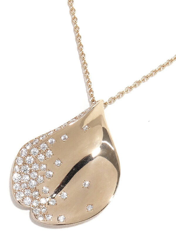 MIKIMOTO】ミキモト『K18PG Les Petales de Ginza ネックレス