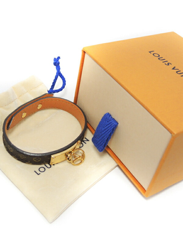 Louis Vuitton】【モノグラム】ルイヴィトン『ブラスレ・ロゴマニア