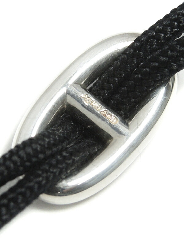 HERMES】【コード】エルメス『SILVER シェーヌダンクル スキッパー