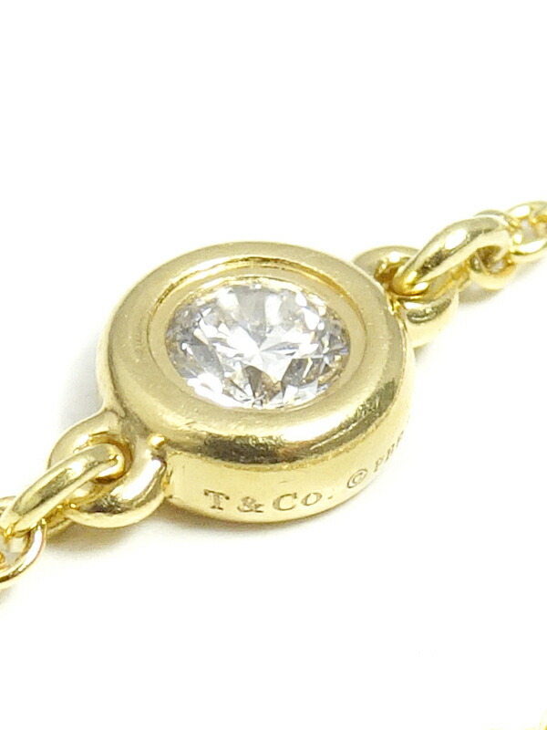 TIFFANY＆Co.】【チェーンリング】ティファニー『K18YG エルサ