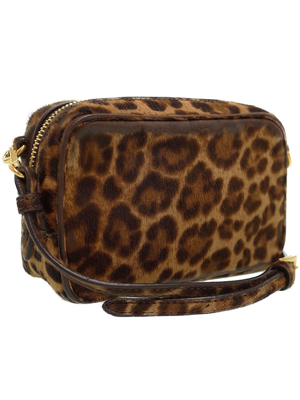 PRADA】プラダ『ヒョウ柄 ミニ ショルダー ポーチ』1N1674 レディース