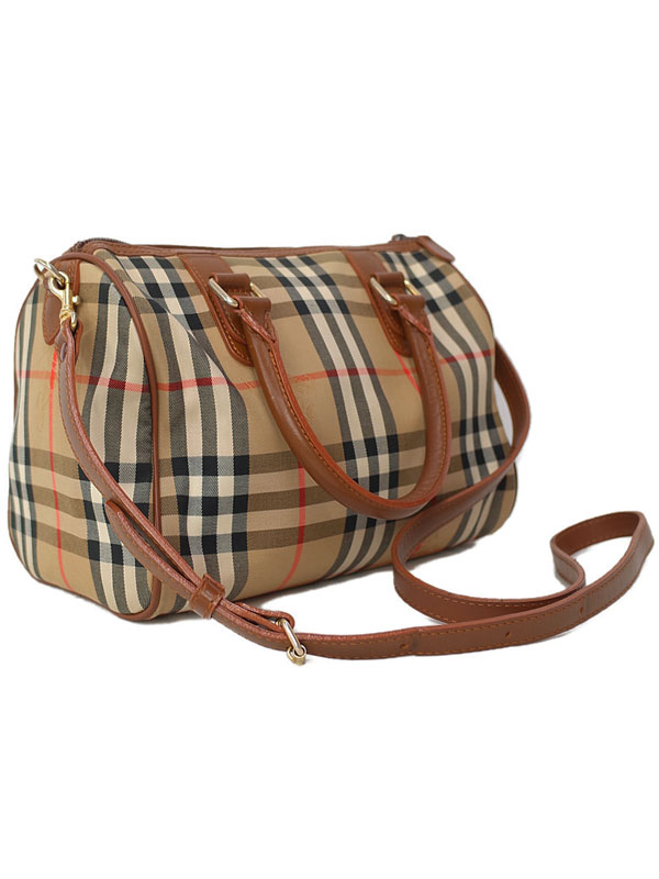 BURBERRY】バーバリー『2WAYミニボストンバッグ』レディース 1週間保証