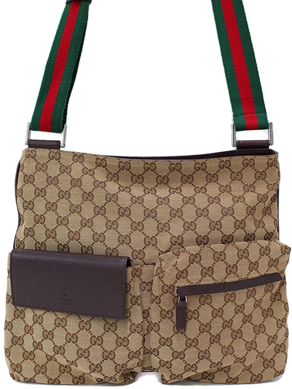 GUCCI】グッチ『GGキャンバス ショルダーバッグ』169937 メンズ